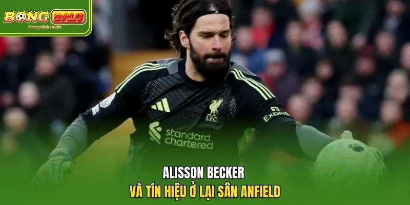 Alisson Becker và tín hiệu ở lại sân Anfield